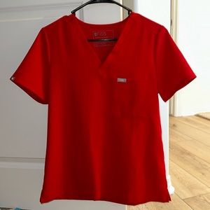 figs scrub top size small